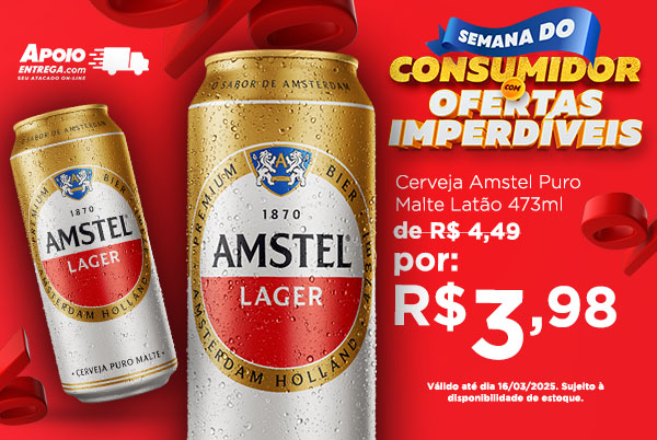 Amstel até 16/03